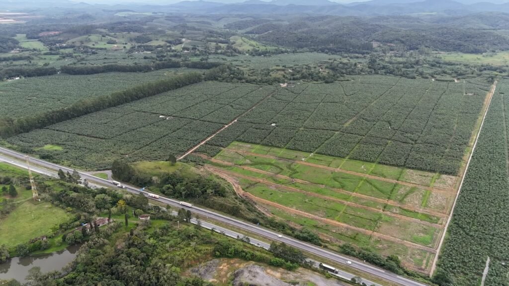 Vista aérea da Fazenda Guaraú